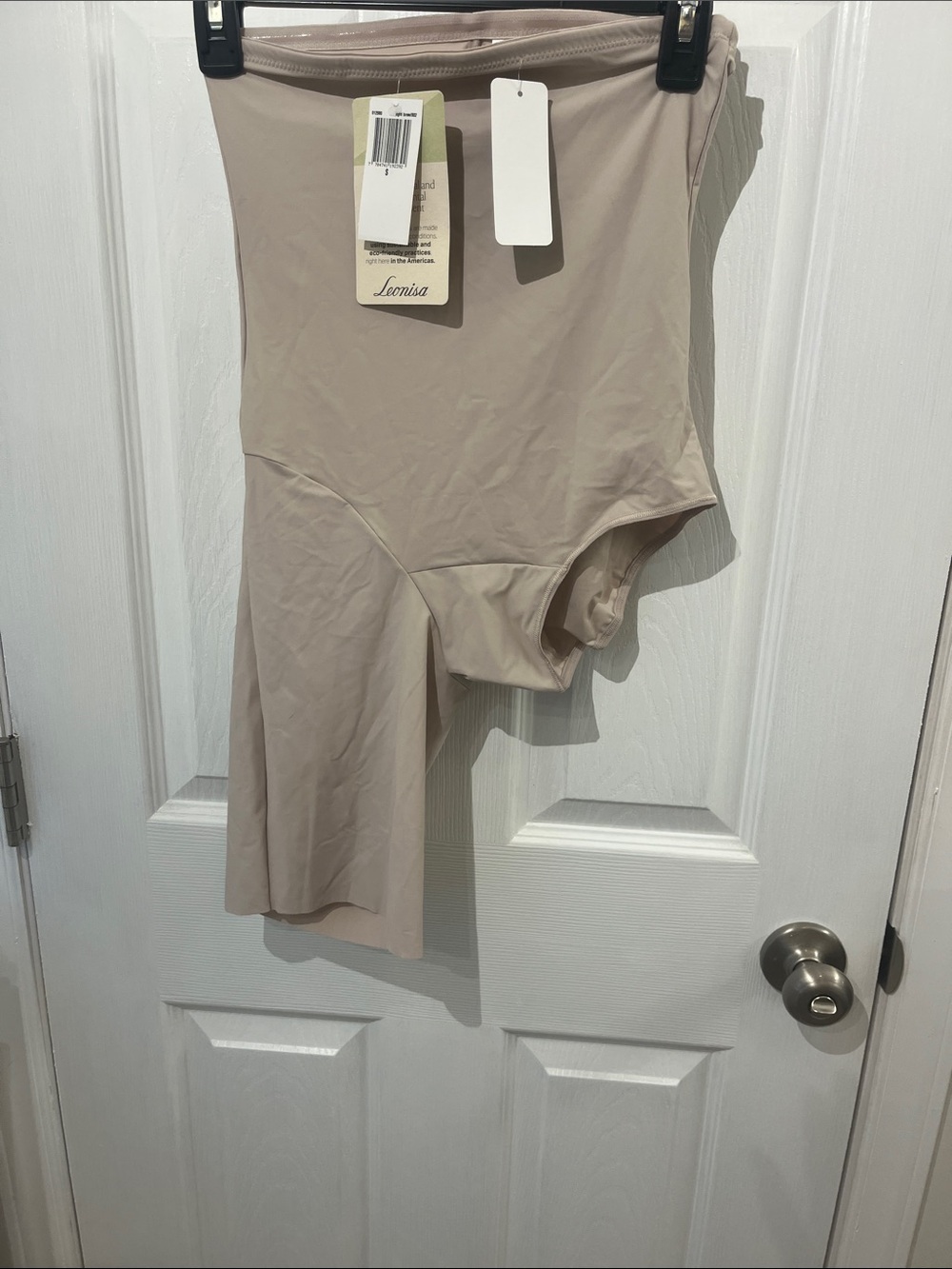 Seamless High-Waist Shapewear Brief in Taupe